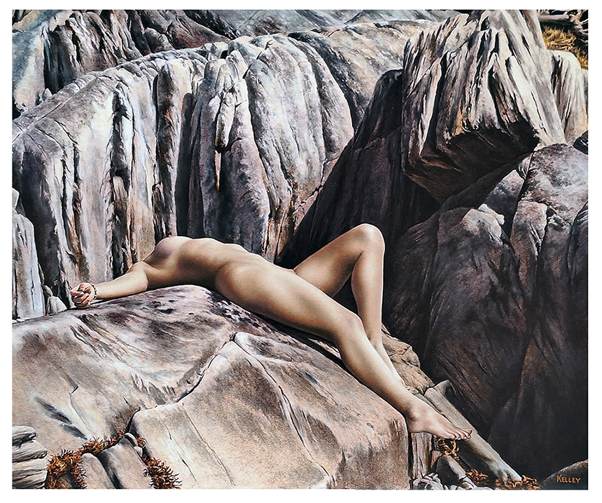 2025 ON THE ALTER OF GAIA oil on panel 15x 18 Web